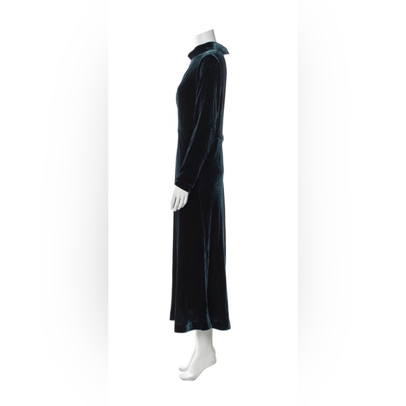 HOBBS LONDON Elegant Velvet Long Sleeve Dress - Picture 2 of 3